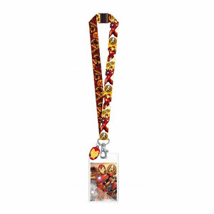 MARVEL (ma- bell ) Iron Man( Ironman ) name .& cleaner attaching neck string neck strap 