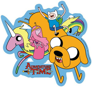 Adventure Time （アドベンチャー・タイム）JAKE FLY WITH GROUP STICKER ステッカー シール