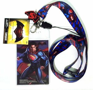 DC comics Batman vs Superman name . neck string neck strap 