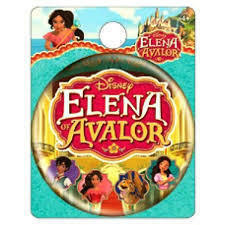 Disney (ディズニー) Elena アバローのプリンセス エレナ ロゴ 缶バッジ (ピンタイプ)