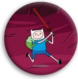 Adventure Time (アドベンチャータイム)　FINN WITH SWORD BUTTON 缶バッジ (ピンタイプ)☆