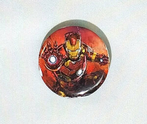 MARVEL(マーベル) アベンジャーズ アイアンマン　IronMan　缶バッジ(ピンタイプ)☆