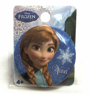 Disney FROZEN ディズニー アナと雪の女王 (アナ)　缶バッジ　