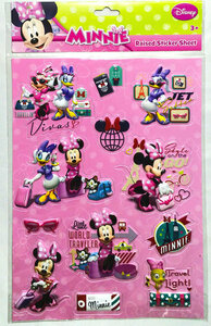 Disney (Disney) Minniemouse (Minnie Mouse) 3D Seal Sticker