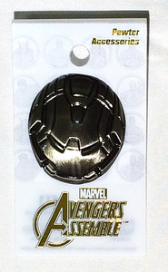 MARVEL (マーベル) アベンジャーズ Hulkbuster（ハルクバスター）Head Deluxe Pewter Pin シールド メタルピン☆大サイズ