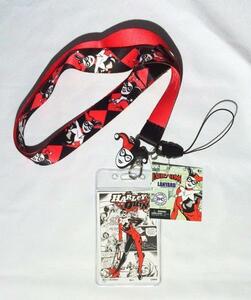 DC comics Batman Harley i*k in HARLEY QUINN name . neck string neck strap 