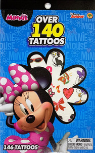 Disney (ディズニー) Minnie Mouse (ミニーマウス) Over 140 タトゥーシール【Temporary Tattoos】