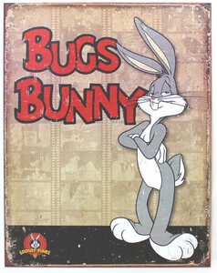 Bugs Bunny Retro Panels ★ Tin Signs（ブリキ看板）【並行輸入品】