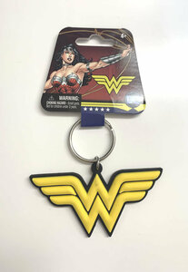 【訳あり商品】DCコミック Wonder Woman (ワンダーウーマン) ロゴ Soft Touch Keyring キーホルダー