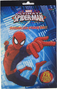 MARVEL (マーベル) spider-man (スパイダーマン) シール ステッカー 4シート 270枚