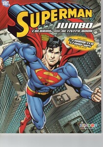 DC comics Superman Acty biti book paint picture 