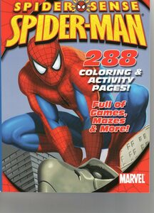 MARVEL (ma- bell ) Spider-Man Acty biti book paint picture 288 page 