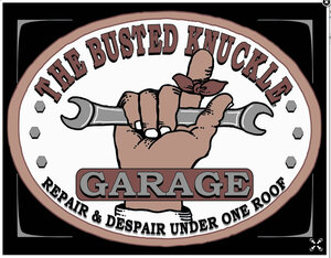 Busted Knuckle Garage ★ Tin Signs（ブリキ看板）【並行輸入品】