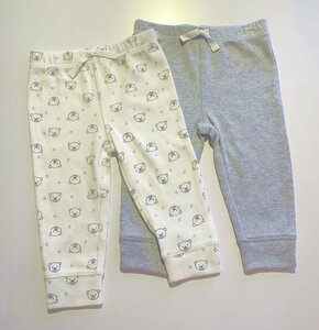 Carter's ( Carter's ) leggings pants waffle cloth bear blue 24M (18~24 months ) 2 pieces set 