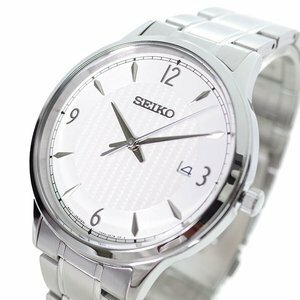  [ новый товар подлинный товар ] Seiko SEIKO наручные часы мужской SGEH79P кварц белый серебряный 