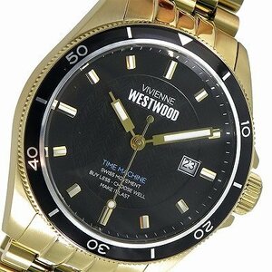 【新品 本物】ヴィヴィアンウエストウッド Vivienne Westwood クオーツ メンズ 腕時計 VV181BKGD ブラック