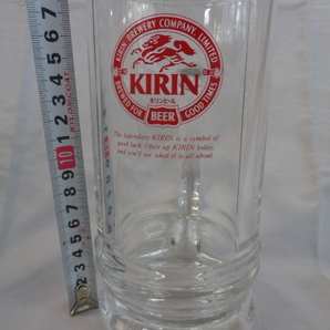 未使用品 KIRIN キリン ビールジョッキ 大・中・小各１個 ビアジョッキ 昭和レトロ d44の画像8
