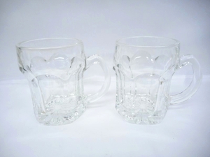  jug glass 340ml 2 piece set 