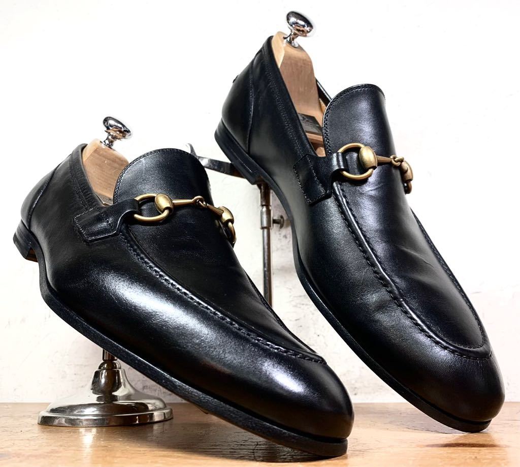 オレンジ系,26.5cm売れ筋商品美品 Gucci オールドグッチ ビット ...