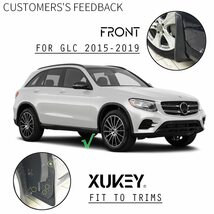 メルセデス ベンツ GLC クラス X253 2016-2019 マッド フラップ スプラッシュ ガード フロント リア フェンダー アクセサリー 外装 パーツ_画像4