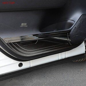 トヨタ RAV4 2019 2020 5th ドア キック 保護 パネル パッド スピーカー オーディオ フレーム 内装 パーツ
