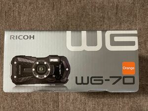 RICOH リコー デジタルカメラ 防水 コンパクトデジタルカメラ オレンジ WG-70