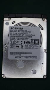 TOSHIBA 2.5インチHDD SATA MQ01ABF050 500GB 動作確認済(500036)