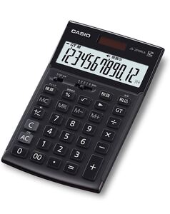 カシオ 本格実務電卓 12桁 グリーン購入法適合 JS-20WKA-BK-N