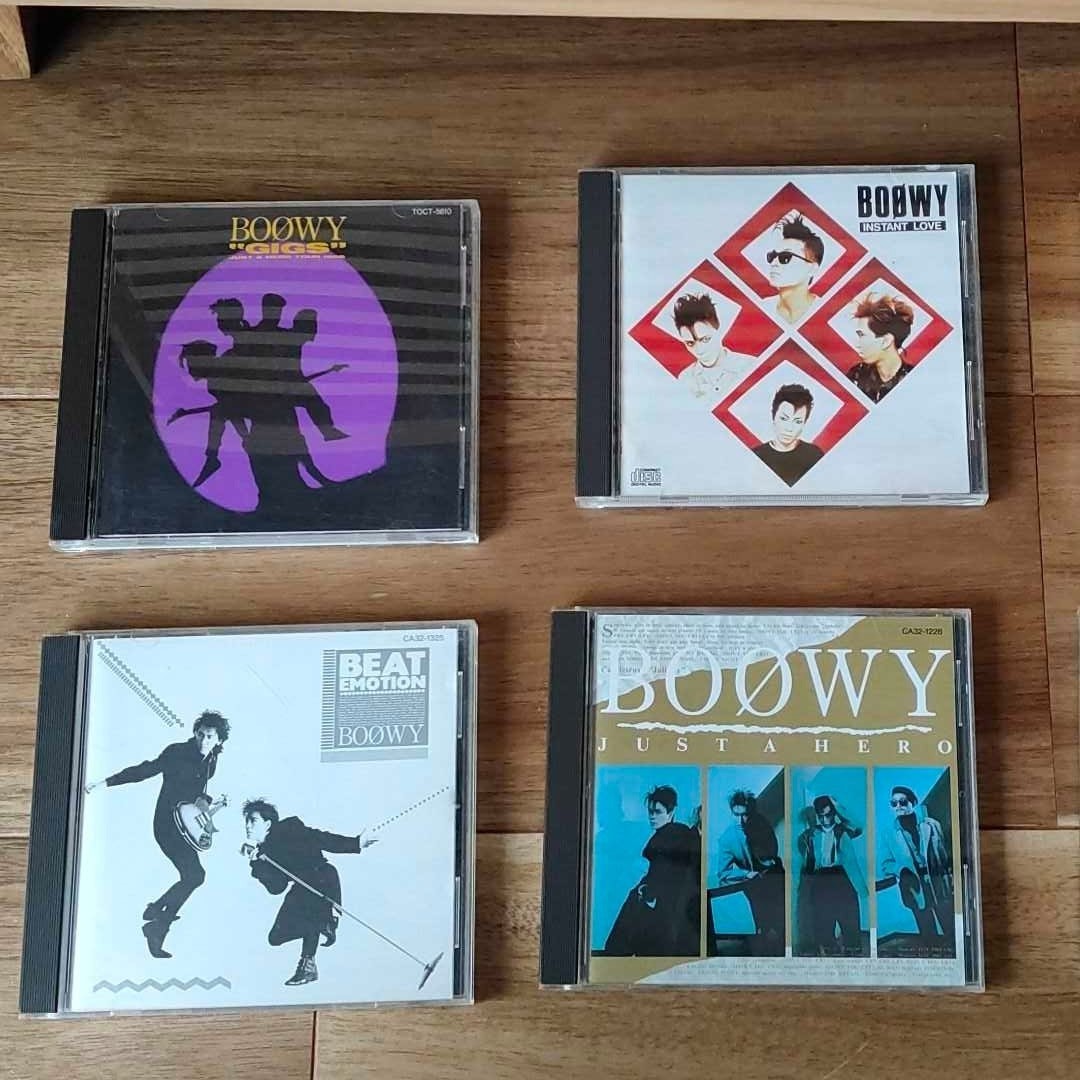 即納】 BOOWY GIGS 完全限定初回盤 CD.カセット.LP 3点セット catalogo