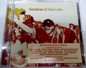 YD/輸入盤中古CD☆SANTANA(サンタナ)☆「ALL THAT I AM」☆ゲスト＝メアリー・Ｊ・ブリッジ、スティーブン・タイラー外多数