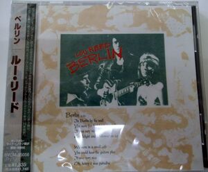 CD4/国内盤未開封新品CD☆ルー・リード（LOU LEED）「ベルリン」☆解説・英詞、対訳つき☆品番BVCM-35056