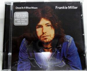 YF/ドイツ盤中古CD☆FRANKIE MILLER(フランキー・ミラー)「ONCE IN A BLUE MOON」☆ケースに3ｃｍの割れがあります