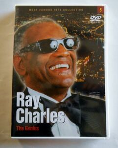 DV3/国内盤中古DVD☆「レイ・チャールズ(RAY CHARLES)☆ザ・ジニアス」☆カラー・モノクロ映像☆62分☆盤に音に影響のないキズがあります