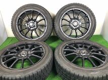 LYZER 17インチ 7J +53 5H/114.3 DUNLOP WINTER MAXX WM01 215/50R17 91Q 4本セット　レヴォーグ_画像1