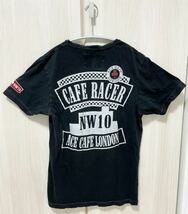 ★ラトルトリップ ACE CAFE LONDON ワッペン Tシャツ ブラック 即決★_画像2