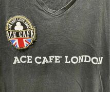 ★ラトルトリップ ACE CAFE LONDON ワッペン Tシャツ ブラック 即決★_画像4
