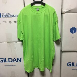 GILDAN ライム S サイズ 黄緑 ライムグリーン 半袖無地Tシャツ ポケット無し 6.0oz ギルダン