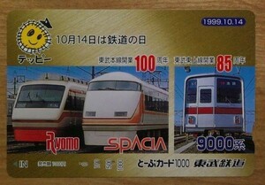 10 使用済 東武 鉄道の日 東武本線100周年 東上線85周年