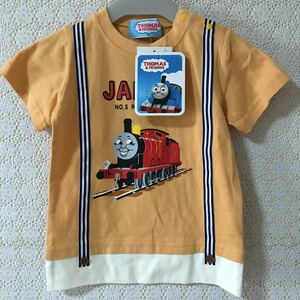 きかんしゃトーマス　90サイズ『 THOMAS＆FRIENDS 』半袖Ｔシャツ　（ジェームス）