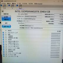 美品 Intel m.2 ssd NVMe 2TB ソリダイム Solidigm 3D NAND インテル SSD660Pシリーズ SSDPEKNW020T8X1_画像7