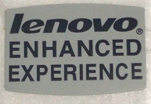 ■新品・未使用 ■10枚セット 【Lenovo　ENHANCED　EXPERIENCE】エンブレムシール【18*12㎜】送料無料・追跡サービス付き☆P309