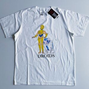 スターウォーズ STARWARS 高橋盾 メンズ L新品 コラボ Tシャツ UNIQLO R2-D2 C-3PO お洒落 イラスト MASTER OF GRAPHICS オトナ可愛い