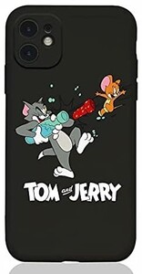 トムとジェリー iphone 11 用 ケース スマホケース Tom and Jerry 指紋防止 レンズ保護 Qiワイヤレス充電