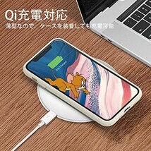 トムとジェリー iphone 11 用 ケース スマホケース Tom and Jerry 指紋防止 レンズ保護 Qiワイヤレス充電_画像6