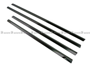  Torneo CF5 CL1 super specular stainless steel black plating window molding 4PC weatherstrip cover WIN-BLA-019