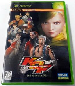  первое поколение Xbox KOF Maximum удар mani Axe MAXIMUM IMPACT MANIAX The King ob Fighter z рабочее состояние подтверждено 