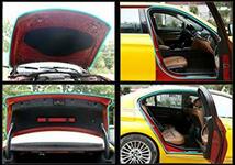 Takelablaze 車用ドアモール 風切り音 防止テープ L型アップグレード ウェザーストリップ 防音 車 ドア フード 風_画像3