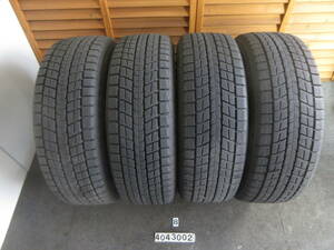 G253 ②買得品★冬スタッドレスタイヤ★225/65R17 102Q DUNLOP WINTER MAXX SJ8 4本セット★エクストレイル CX-5★企業/個人・営業所止め