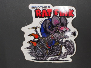 ホッドロッド ローブロー・アート エド ロス ビッグダディ Ed Big Daddy Roth ラットフィンク RAT FINK ステッカー シール 管理No.16834