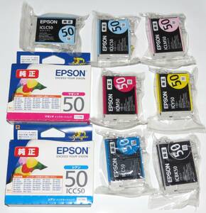 エプソン EPSON 純正インク IC6CL50（BK50 C50 M50 Y50 LC50 LM50）6色9本組　送料210円